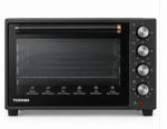 Load image into Gallery viewer, TOSHIBA 40L 1800W Electric Toaster Oven with Convection, Rotisserie & Double Glass Door – Grey | TL-MC40EZF(GR) - Teq Souq