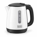 Load image into Gallery viewer, BLACK+DECKER 0.5L 650W Portable Electric Travel Kettle with Auto Shut-Off & Boil-Dry Protection – White | TR250JA-B5 - Teq Souq