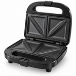 Load image into Gallery viewer, BLACK+DECKER 3-in-1 Sandwich, Grill & Waffle Maker, 780W, Interchangeable Non-Stick Plates, Black/Silver – TS2130-B5 - Teq Souq