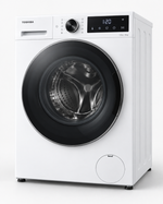 Load image into Gallery viewer, Toshiba 12kg Washer / 8kg Dryer, Fully Automatic Front Load, 1400 RPM, GreatWaves, Steam, Wi-Fi, White – TWD-BM130GF4B(WS) - Teq Souq