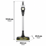 Load image into Gallery viewer, Kärcher VC 6 Cordless Stick Vacuum Cleaner, 50 Min Runtime, HEPA 12 Filter, LED Floor Nozzle, White – 11986710 - Teq Souq