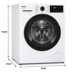 Load image into Gallery viewer, Vestel WS703U Front Load Washer Dryer – Fully Automatic Laundry Appliance