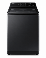 Load image into Gallery viewer, Samsung 12kg Fully Automatic Top Load Washing Machine, Ecobubble, Digital Inverter, Super Speed, Black – WA12CG6745BVGU - Teq Souq
