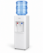 Load image into Gallery viewer, KHIND 7L Top Load Water Dispenser, 2 Taps, Hot & Cold Water, Freestanding, White – WD-2TP - Teq Souq