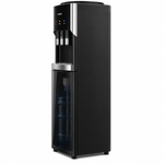 Load image into Gallery viewer, KHIND 7L Bottom Load Water Dispenser, 3 Taps, Hot, Normal & Cold Water, Child Lock, Black & Silver – WD-3BP - Teq Souq