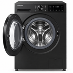 Load image into Gallery viewer, Samsung 9kg/6kg Front Load Washer Dryer Combo, 1400 RPM, Hygiene Steam, Digital Inverter, Black – WD90HG4U04BB - Teq Souq