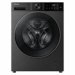 Load image into Gallery viewer, Hisense 5S Series 12kg Front Load Washing Machine, 1400 RPM, Inverter Motor, Smart Wi-Fi, Auto Dosing, Black – WF5S1245BB - Teq Souq