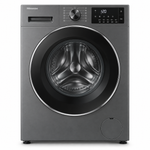Load image into Gallery viewer, Hisense 7kg Front Load Washing Machine, 1200 RPM, Inverter Motor, Jet Wash, Titanium Grey – WFQP7012JT/P - Teq Souq
