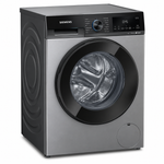 Load image into Gallery viewer, Siemens iQ300 9kg Front Load Washing Machine, 1400 RPM, iQdrive, varioSpeed, Silver Inox – WG44A10XGC - Teq Souq
