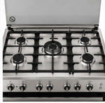 Load image into Gallery viewer, WOLF POWER WGC9060CERMF1 90x60cm Freestanding Electric Cooking Range with Ceramic Hob & Electric Oven, Stainless Steel
