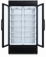 Load image into Gallery viewer, Westpoint 1200L 2-Door Upright Showcase Chiller, No Frost Commercial Beverage Cooler, Black – WPSN-12017T2 - Teq Souq