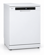 Load image into Gallery viewer, Midea 14 Place Settings Smart Freestanding Dishwasher, 8 Programs, Wi-Fi, White – WQP14-W7633CW - Teq Souq