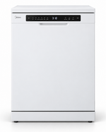 Load image into Gallery viewer, Midea 14 Place Settings Smart Freestanding Dishwasher, 8 Programs, Wi-Fi, White – WQP14-W7633CW - Teq Souq