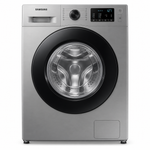 Load image into Gallery viewer, Samsung 8kg Front Load Washing Machine, EcoBubble, Hygiene Steam, 1400 RPM, Silver – WW80TA046AX - Teq Souq