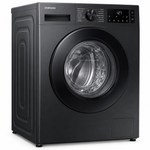 Load image into Gallery viewer, Samsung WW90CGC04DAB 9kg Front Load Washing Machine – 1400 RPM, Ecobubble, Hygiene Steam, SmartThings, Digital Inverter, Black - Teq Souq