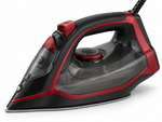 Load image into Gallery viewer, BLACK+DECKER X2050-B5 2200W Steam Iron – Ceramic Soleplate, 380ml Water Tank, 90g Steam Boost, Anti-Drip, Grey/Red - Teq Souq