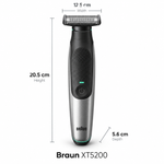 Load image into Gallery viewer, Braun Series X XT5200 All-in-One Face & Body Trimmer – 4D Flex Blade, 6 Combs, Waterproof, 45-Min Cordless Runtime, Black/Silver - Teq Souq