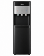 Load image into Gallery viewer, Midea YL1633S Bottom Loading Water Dispenser – Hot, Cold & Ambient, Ice Cold Technology, Empty Bottle Indicator, Child Safety Lock, Black - Teq Souq