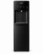 Load image into Gallery viewer, Midea YL1844S-IR Bottom Loading Water Dispenser – Hot, Cold & Ambient Water, Touchless Cold Dispensing, Child Safety Lock, Black - Teq Souq