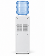 Load image into Gallery viewer, Midea YL1917S Top Loading Water Dispenser – Hot, Cold & Ambient Water, 3 Taps, Stainless Steel Tank, Child Safety Lock, White - Teq Souq