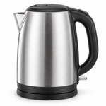 Load image into Gallery viewer, Kenwood ZJM10.000SS 1.7L Stainless Steel Electric Kettle – 2200W, Automatic Shut-Off, Removable Mesh Filter, 360° Cordless Base, Silver - Teq Souq