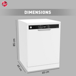 Load image into Gallery viewer, Hoover Freestanding Dishwasher HDW-V512-W