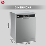 Load image into Gallery viewer, Hoover Freestanding Dishwasher HDW-V512-S