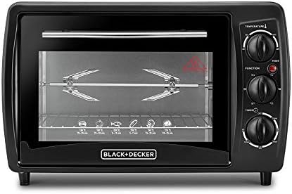 BLACK+DECKER 19L Double Glass Electric Oven TRO19RDG-B5