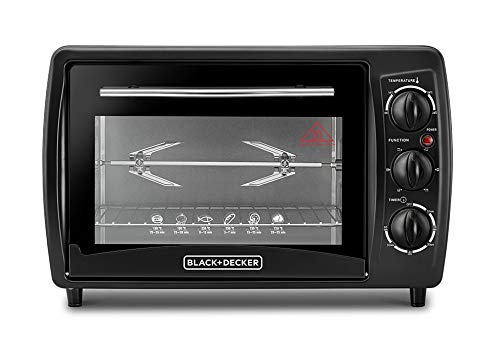 BLACK+DECKER 19L Double Glass Electric Oven TRO19RDG-B5