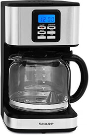 SHARP 950W 15 Cup 12 Hours Programmable Coffee Maker HM-DX41-S3 - Teq Souq