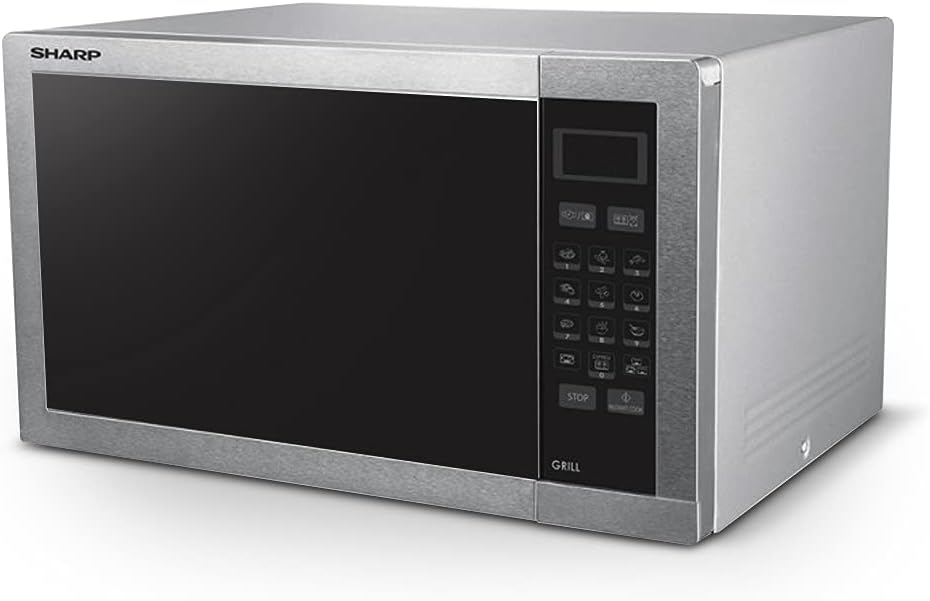SHARP 34L Digital Microwave Oven With Grill R-77AT-ST - Teq Souq