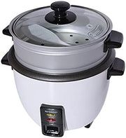 SHARP 0.8L Rice Cooker & Food Steamer KS-H108G-W3 - Teq Souq