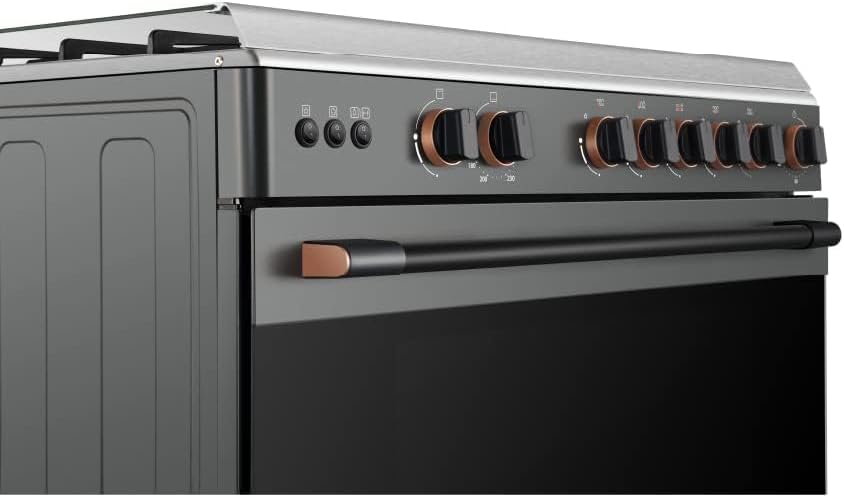 TOSHIBA 90x60 5 Burners Gas Cooker TBA-36LMG5G089KS - Teq Souq
