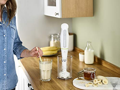 KENWOOD 600W Hand Blender With Chopper, Beaker, Whisk HDP104WG