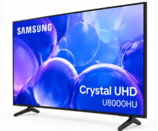 Samsung 43-Inch U8000H Crystal UHD 4K Vision AI Smart LED TV (2026) – Crystal Processor 4K, PurColor, HDR10+, Tizen OS, MetalStream Design, Black - Teq Souq