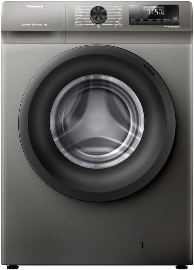 Hisense 7Kg Front Loading Washing Machine WFPV7012MT - Teq Souq