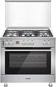 AFTRON 90x60 5 Burners Gas Cooker AFPGR9560SSD - Teq Souq
