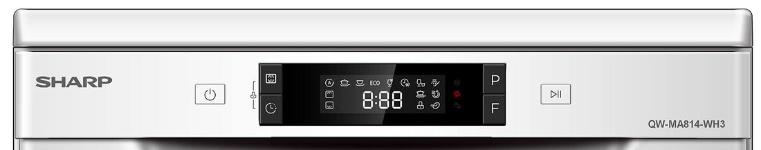 SHARP 14 Place Settings Dishwasher QW-MA814-SS3 - Teq Souq