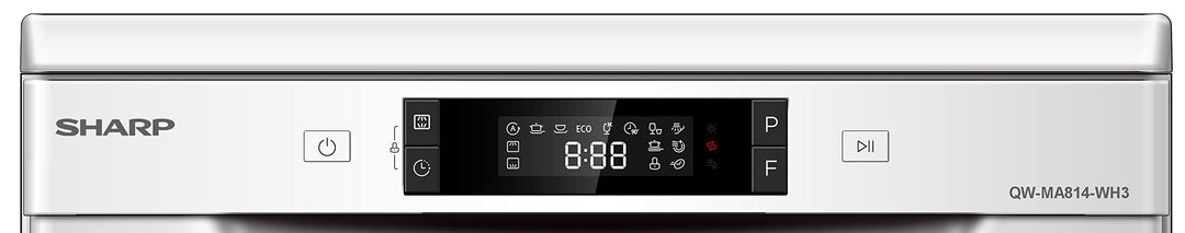 SHARP 14 Place Settings Dishwasher QW-MA814-SS3 - Teq Souq