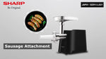 Load image into Gallery viewer, SHARP 2200W 3 Disc Meat Mincer/Grinder/Sausage/Kebab Maker EG-PL41-K3 - Teq Souq
