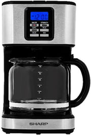 SHARP 950W 15 Cup 12 Hours Programmable Coffee Maker HM-DX41-S3 - Teq Souq