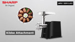 Load image into Gallery viewer, SHARP 2200W 3 Disc Meat Mincer/Grinder/Sausage/Kebab Maker EG-PL41-K3 - Teq Souq
