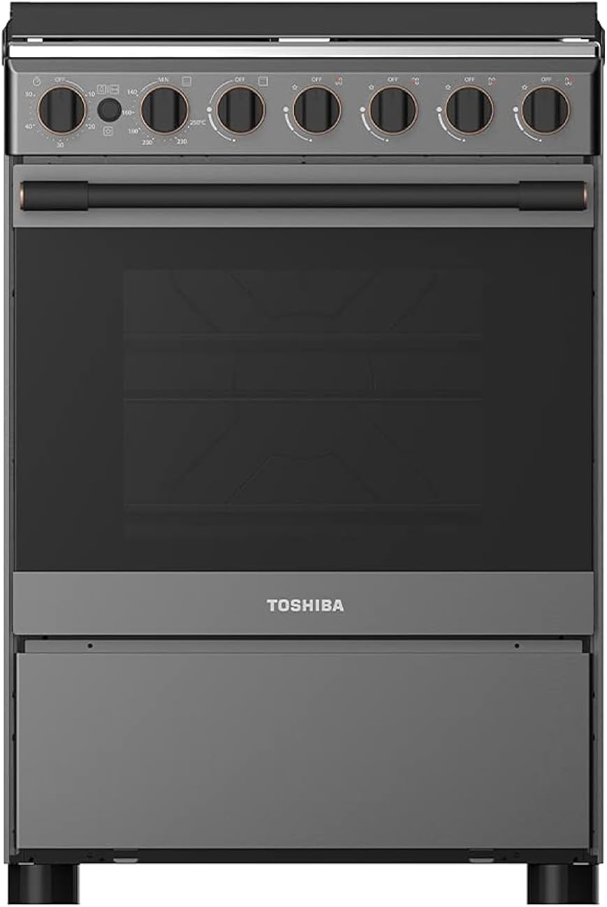 TOSHIBA 60x60 4 Burners Gas Cooker TBA-24BMG4G089KS - Teq Souq