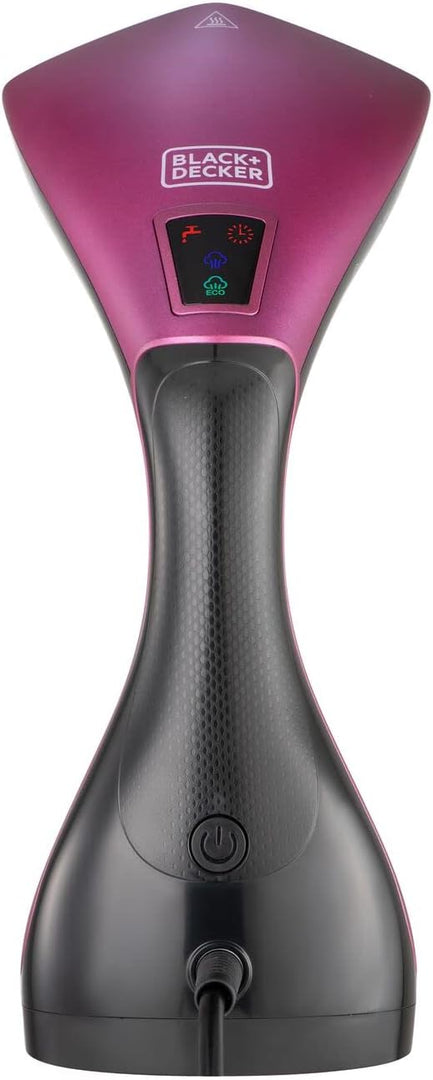 BLACK+DECKER 1600W Portable Digital Handheld Garment Steamer HSTD1600-B5