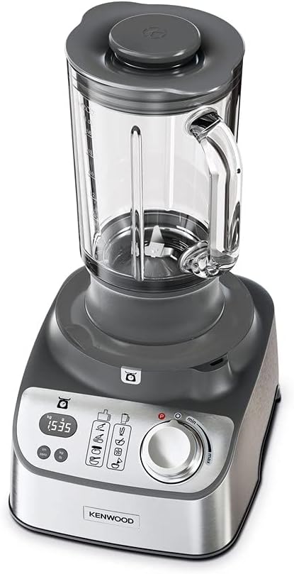 KENWOOD 1000W Food Processor with Blender, Grinder Mill, Dual Metal Whisk, Dough Maker, Citrus Juicer FDM71.690SS - Teq Souq