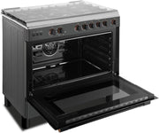 TOSHIBA 90x60 5 Burners Gas Cooker TBA-36LMG5G089KS - Teq Souq