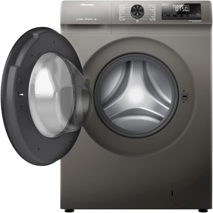 Hisense 7Kg Front Loading Washing Machine WFPV7012MT - Teq Souq
