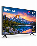 Load image into Gallery viewer, Hisense 58-Inch Q6QS QLED 4K UHD Smart TV (2025) – Quantum Dot Colour, Dolby Vision, Dolby Atmos, VIDAA OS, AI 4K Upscaler, Game Mode Plus, Black - Teq Souq