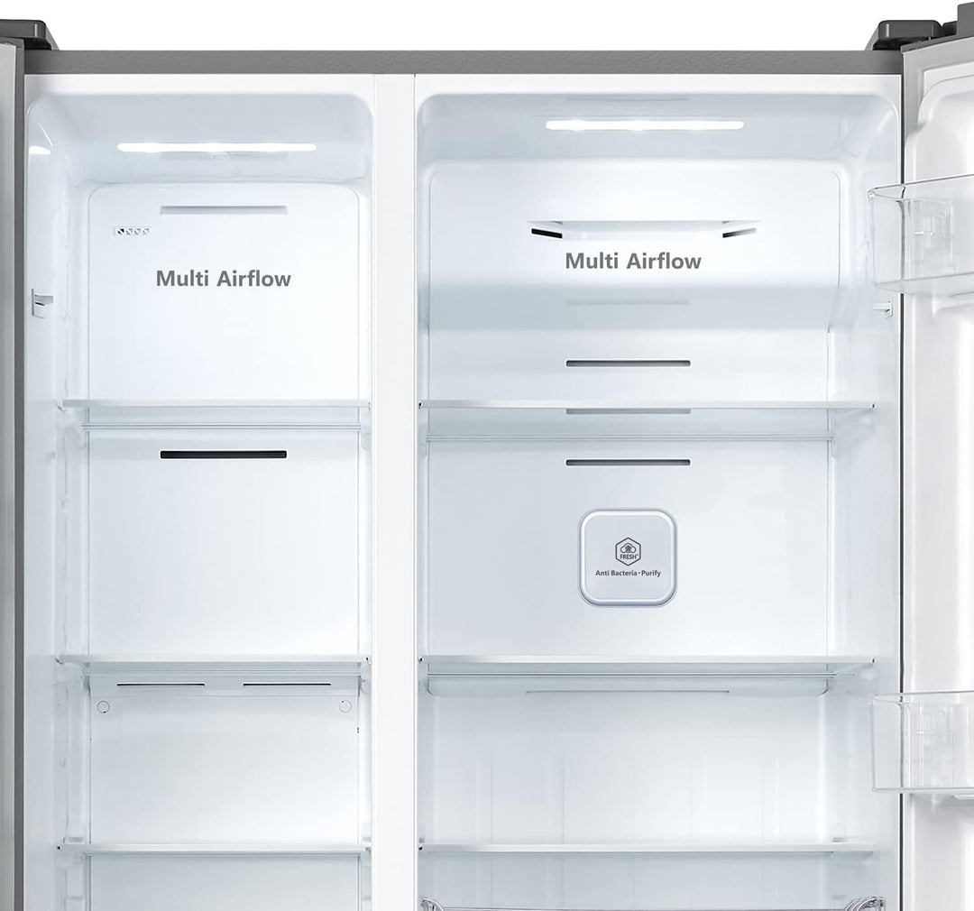 Hisense 670L Side By Side Refrigerator RS670N4ASU - Teq Souq