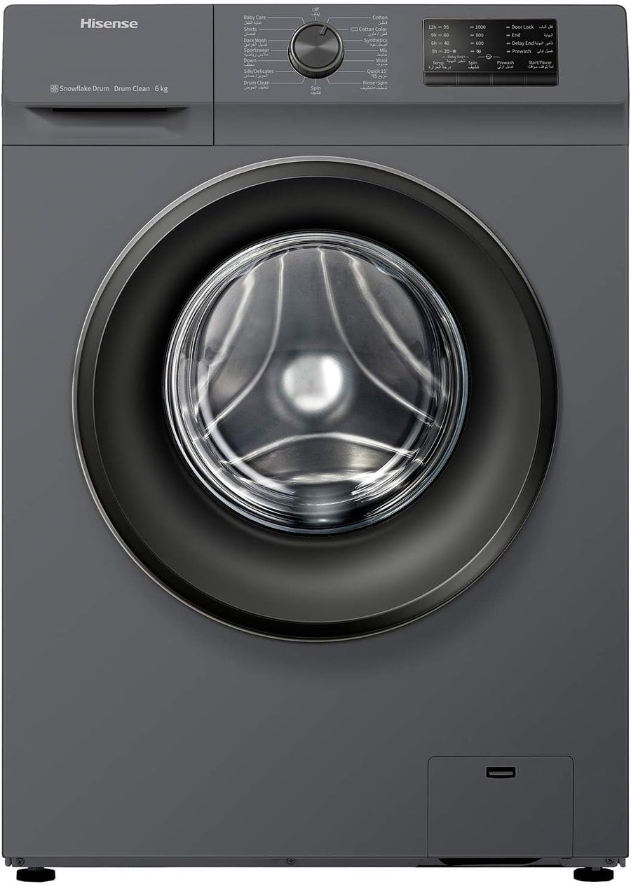 Hisense 6Kg Front Load Washing Machine WFVC6010T - Teq Souq